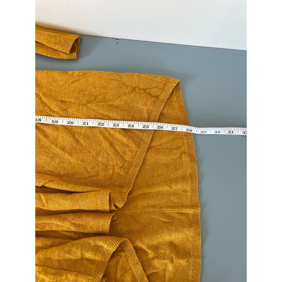 Zara Womens open front cardigan  mustard yellow size L - Picture 6 of 6